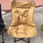 High-Back Moon Chair with Thick Padding | Portable Folding Camping Chair for Adults, Stadium Events & Festivals | Pearl