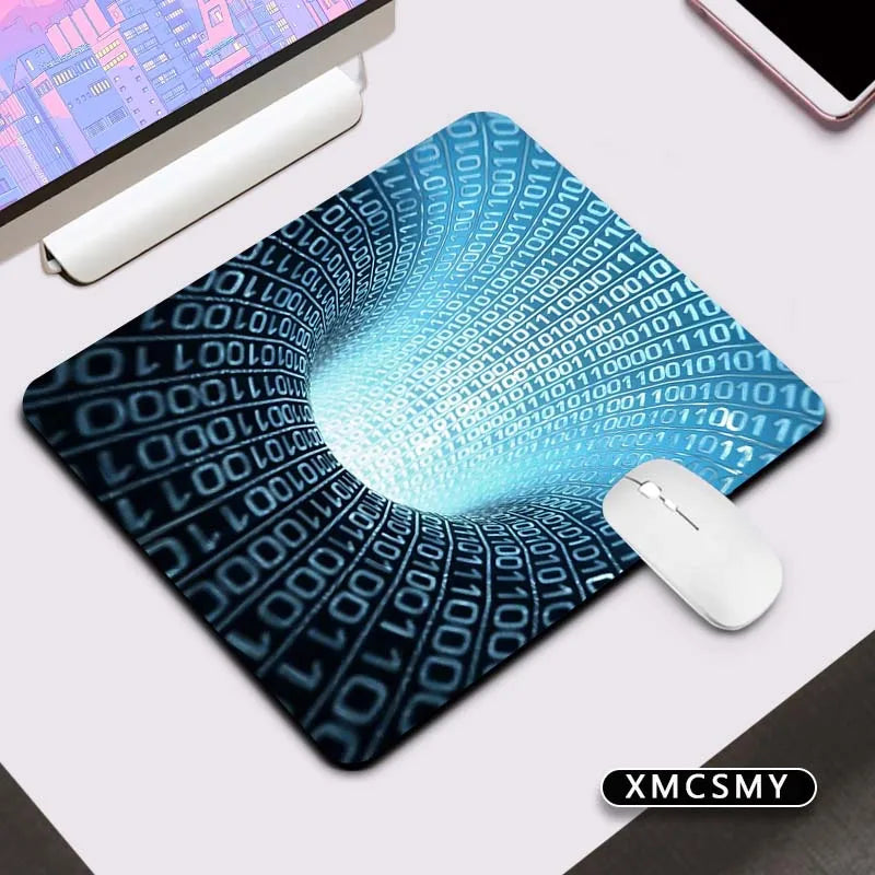Matrix Binary Code Keyboard Pad Mouse Deskmat Computer Mat Pc Gaming Accessories Mousepad Gamer Mausepad Mats Cabinet Mause Pads