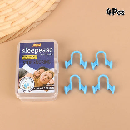 Anti Snore Nasal Dilator Stop Snoring Silicone Nose Clip Sport Easy Breath Nasal Clip Stop Snoring Aid Device Improve Sleeping