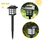 2Pcs Outdoor Solar LED Pathway Lights Walkway Garden Decor Street Lamp for Landscape Yard Patio Driveway Festival Lighting