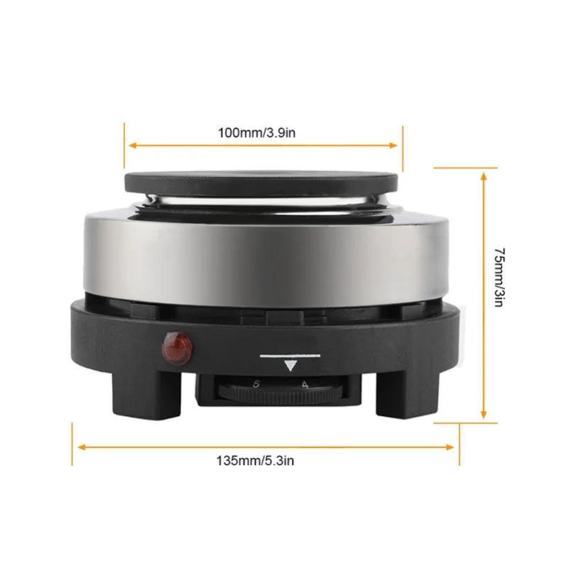 Portable 500W Electric Mini Stove Hot Plate Multifunction Home Heater