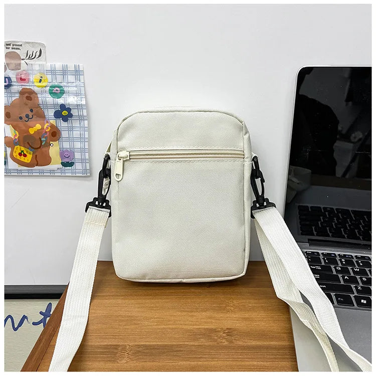 Men’s Women Small Crossbody Shoulder Bag, Lightweight Casual Sling Bag with Multi Zipper Pockets for Travel, Work, Daily Use
