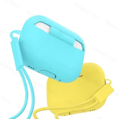 Dla AirPods Pro 2 Etui Płynny Silikon Pokrowiec Na AirPods 3 Pro 2 Etui Miękkie Słuchawki Ochronne Funda dla AirPod Pro 2 Pro2 Pokrowiec
