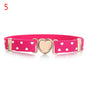 2022 Children Stretch Belts Girls Multicolor Adjustable Elastic Waist Belts with Heart Shape Buckle Waistband Accessories
