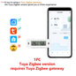 Zigbee Temperature Humidity Sensor Smart Home Thermometer Real-Time Monitoring APP Control Work With Alexa Home Assistant Z2M