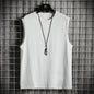 Men's Vest Sleeveless Muscle Tee Solid Blank Tank Breathable Comfortable T Shirt Hot Summer Gym Top