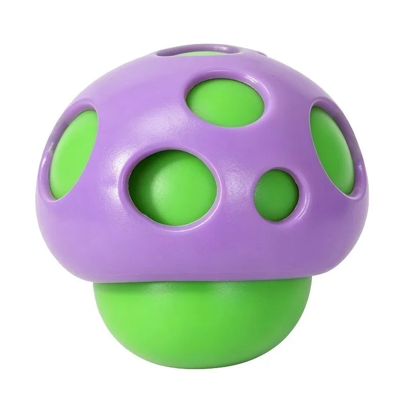 Schylling Groovy Needoh Mushroom Squishy Toy Soft Dough Squeeze Ball Tactile Sensory Fidget Toy Stress Relief Decompression Vent