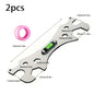 Multifunctional Stainless Steel Bathroom Wrench Tool Shower Installation Hexagonal Level Faucet  Angle Ruler Distance  Measuring