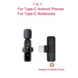 Lavalier Wireless Microphone 80mAh Rechargeable Battery Clip-On Podcast Mic for Streaming Vlogging Voice Recording Plug & Play