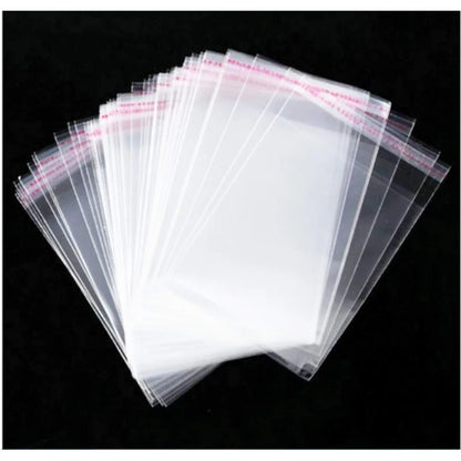 3x4 Inch Self-Sealing Cellophane Bags: 100-Pack Clear Resealable OPP Bags for Cookies, Candy, Jewelry & Small Gifts