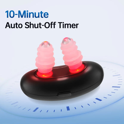 Recharge Cordless Smart Infrared Nasal Therapy Device Rhinitis Relief Low Frequency Pulse Nose Support Massage for Runny Nose