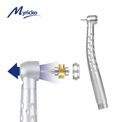 Style Denta lLED  High Speed Handpiece rotation E-generator Fiber Optic Push Button Ceramic Bearing CartridgeAir Turbine