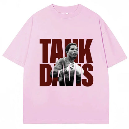 Limted Tank Gervonta Davis Graphic T Shirt Vintage Boxing T Shirts Oversized Men Women 100% Cotton Boxer Fans Gifts Tee Shirts