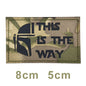 Cross Skull Finger Skeleton Tactical Clothes Vest Backpack Templar Knight Ride Bounty of Hunter Ranger Tags Magic Patch