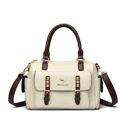 Luxury Designer Soft Leather Shoulder Crossbody Messenger Bags for Women 2026 High Quality Casual Ladies Purses and Handbags