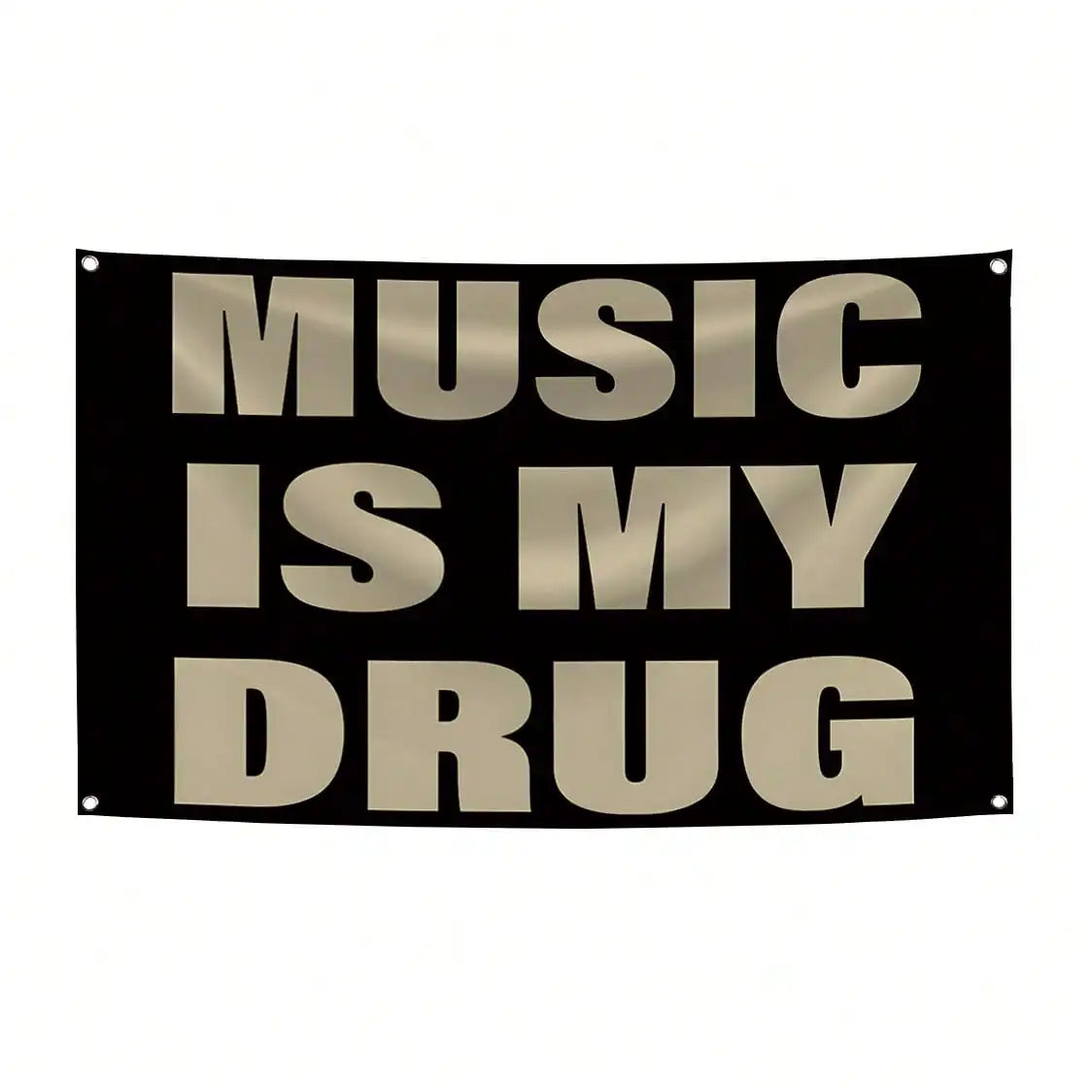 MUSIC IS MY Music Abstract Cartoon Art Design Tapestry Color Wall Hanging Flag For Bedroom Living Room Dorm Halloween Party