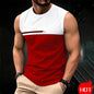 Summer Men's Casual sleeveless T-shirt Plus Size Simple O-Neck tank tops Clothing Outdoor Breathable 3D Printed Mens casual vest