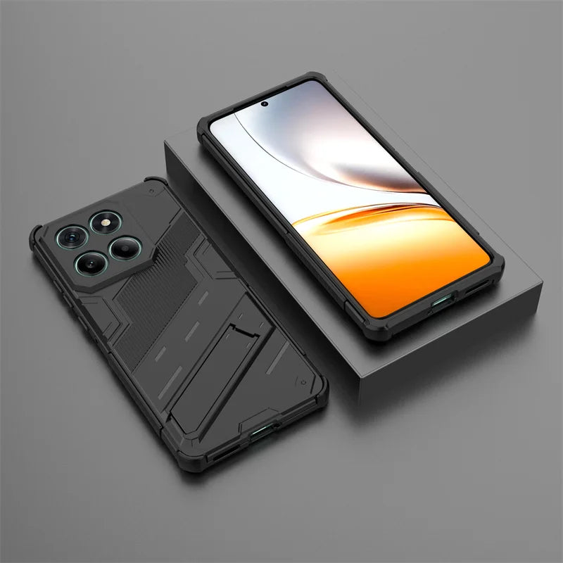 For Motorola Edge 60 Fusion 5G Case Armor Kickstand Shockproof Phone Case For Moto Edge60 Fusion Car Magnetic Holder Back Cover