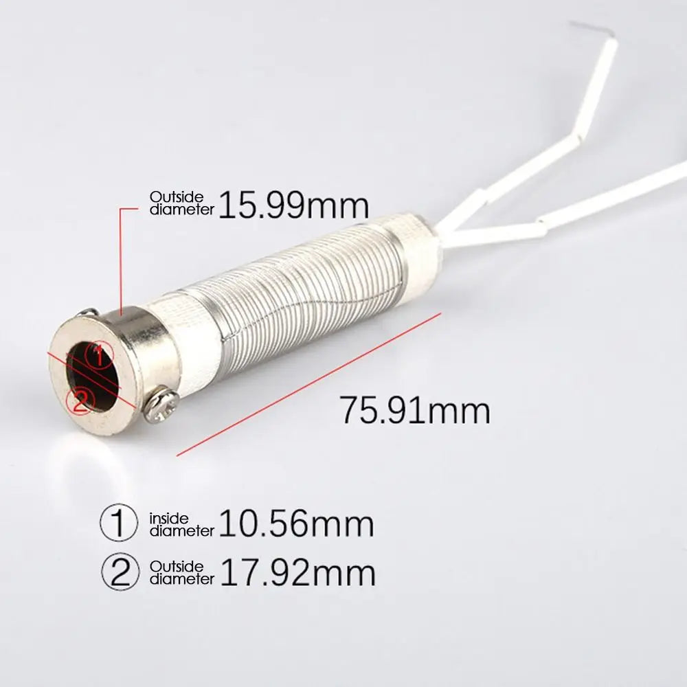 220V 75W100W150W200W300W500W Soldering Iron Core Heating Element Replacement Welding Tool Mica Externally Heating Core