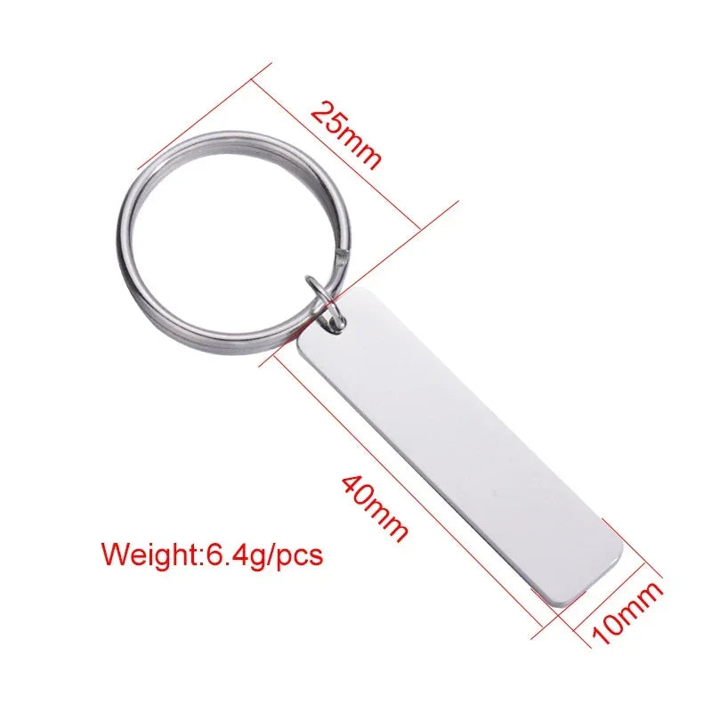 Custom Keychain Engraved with Name & Date, My Love My Life My Friend Message, Personalized Gift Key Ring for Couples, Men, Women