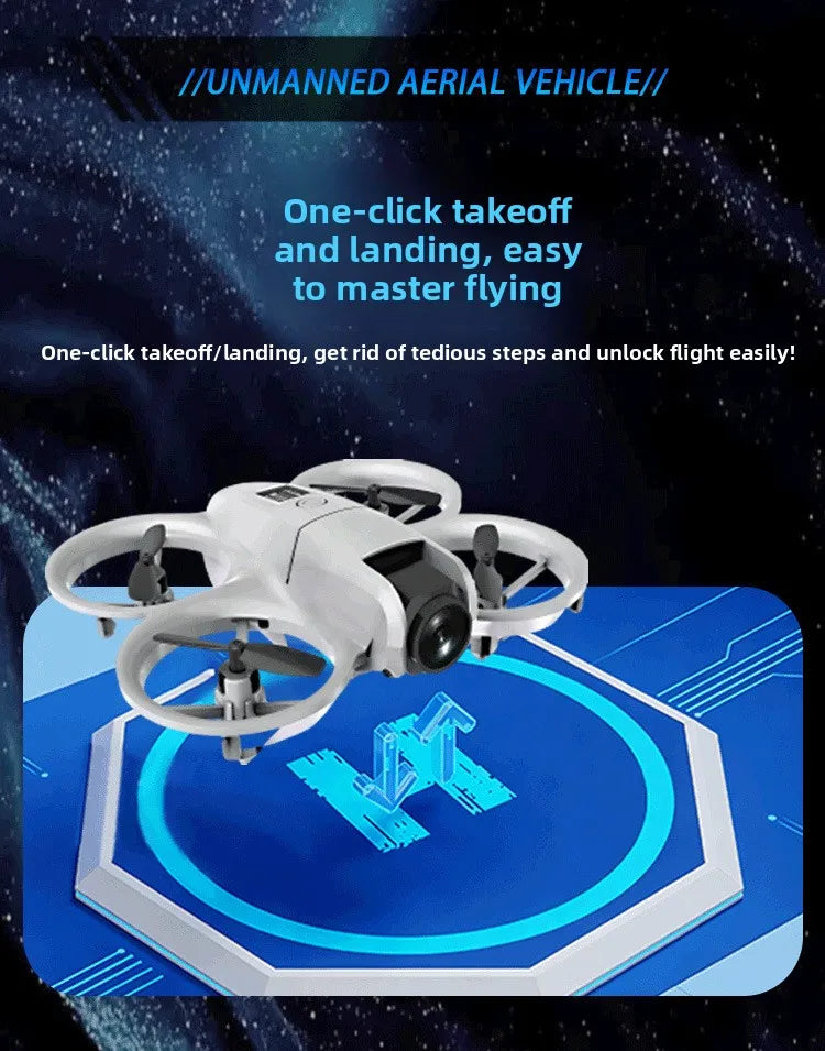 2026 New Mini HD Professional Aerial Drone with Camera Height Maintenance Four Axis Aircraft Mini Remote Controlled Aircraft Toy