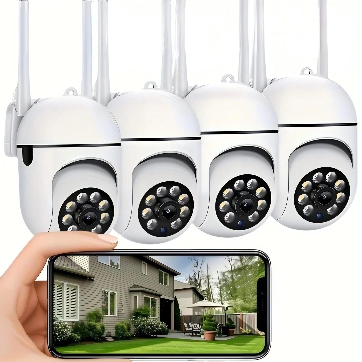 v360 pro WiFI IP Smart Camera 8MP HD Color Night Vision Wireless Home Security Camera 2-Way Sound And Motion Push Notification