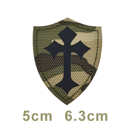 Cross Skull Finger Skeleton Tactical Clothes Vest Backpack Templar Knight Ride Bounty of Hunter Ranger Tags Magic Patch