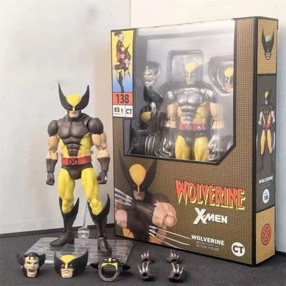 Ct Toys Wolverine Mafex 138 Deadpool Anime Figure In Stock Movie Action Figure Figurine Model Statue Collection Toys Gifts