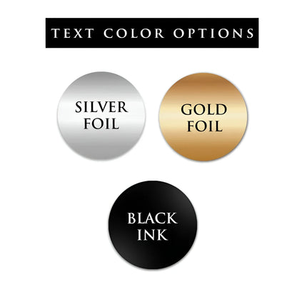 50pcs Custom Logo Stickers, Personalized Round Transparent Stickers, Custom Text Sticker for Gold Foil, Silver, Black, White