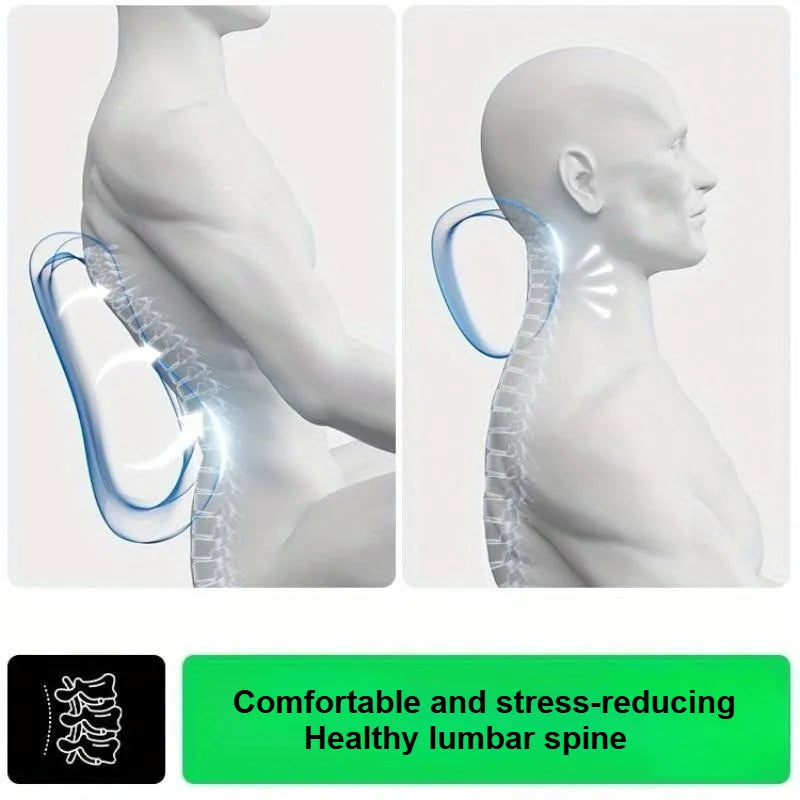 1pc Office gaming chair headrest and backrest neck pillow protect cervical spine and relieve stress