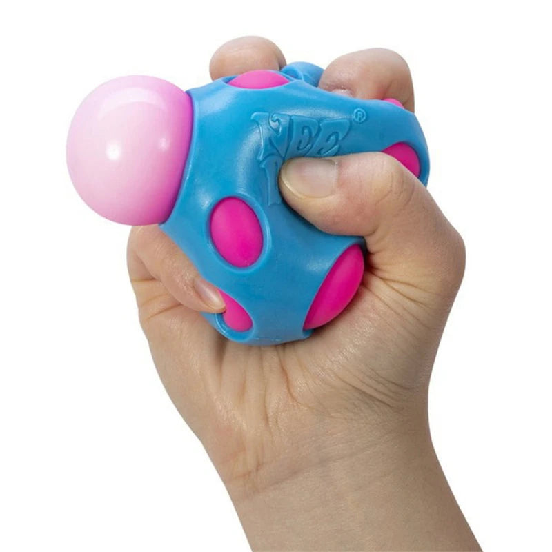 Needoh Groovy Shroom Squishy Fidget Toy Rose Mushroom Form BPA Free Safe Ease Nervous Calm Irritation Desktop Daily Ornament