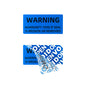 100pcs Blue 40x20mm Tamper-Proof Warranty Stickers Anti-Counterfeiting Seal Labels with Serial Number Two-Dimensional Code