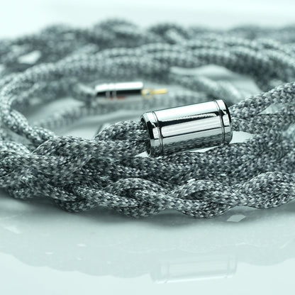 Trusted Audio 6N OCC Upgrade Cable, 0.32Ω Low Resistance Nylon Braided, for Enhanced Mid-Bass, Recessed 2pin/0.78 2pin/MMCX