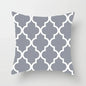 European Gray Pillowcase Geometric Pillow Cover Sofa Cushion Cover Garden Throw Pillows Hotel Outdoor Cushions car Chair 45X45cm