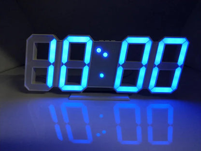 Digital Desktop Clock Wall-mounted Decorative Electronic Desk Clock With Adjustable Luminous Mode Digital Alarm Clocks Table Led