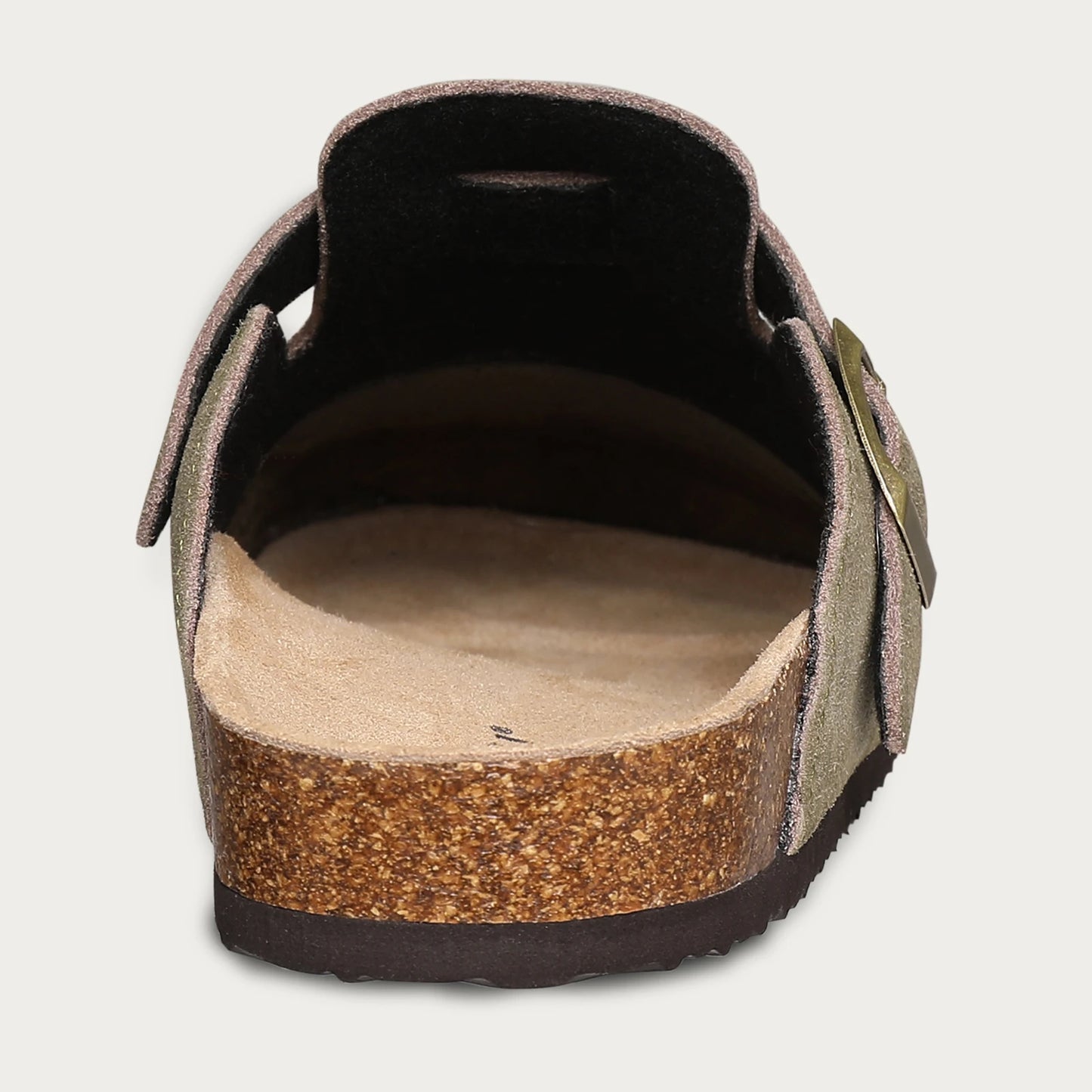 Comwarm Cork Footbed Clogs For Women Men Fashion Leather Mules Comfort Potato Shoes With Arch Support Indoor Outdoor Flat Slides