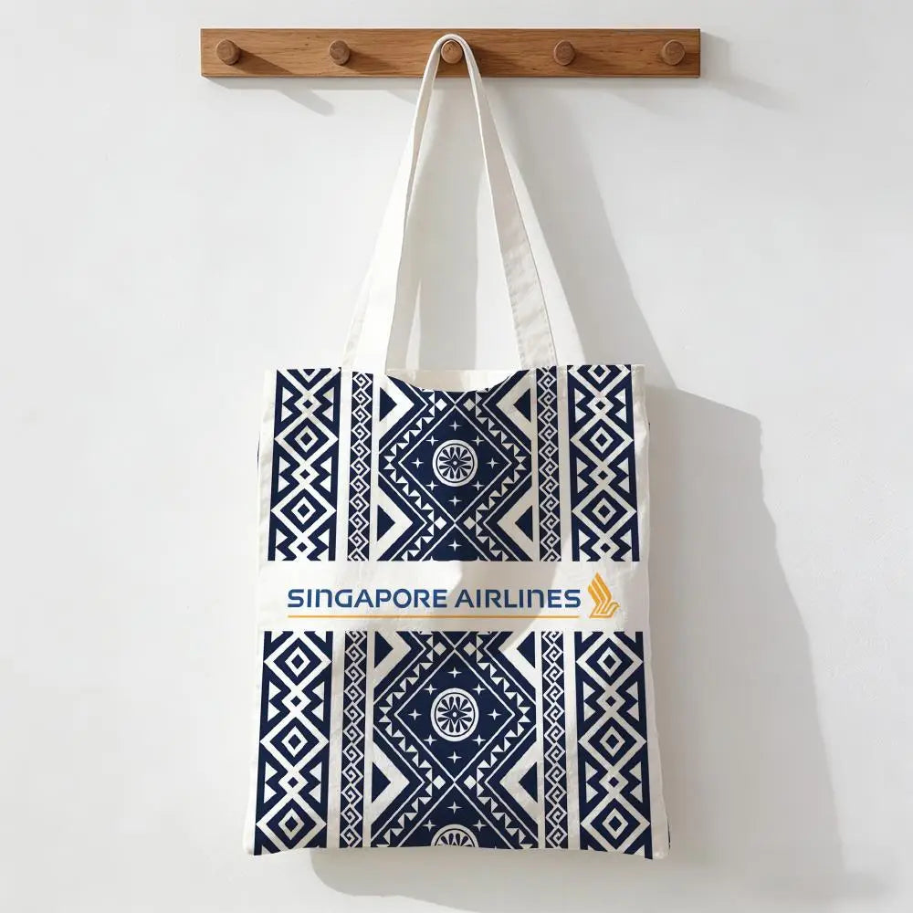 Singapore Airlines Storage Bags Handbag Women Casual Underarm Top Handle Bag Lady Shopping Travel Bags