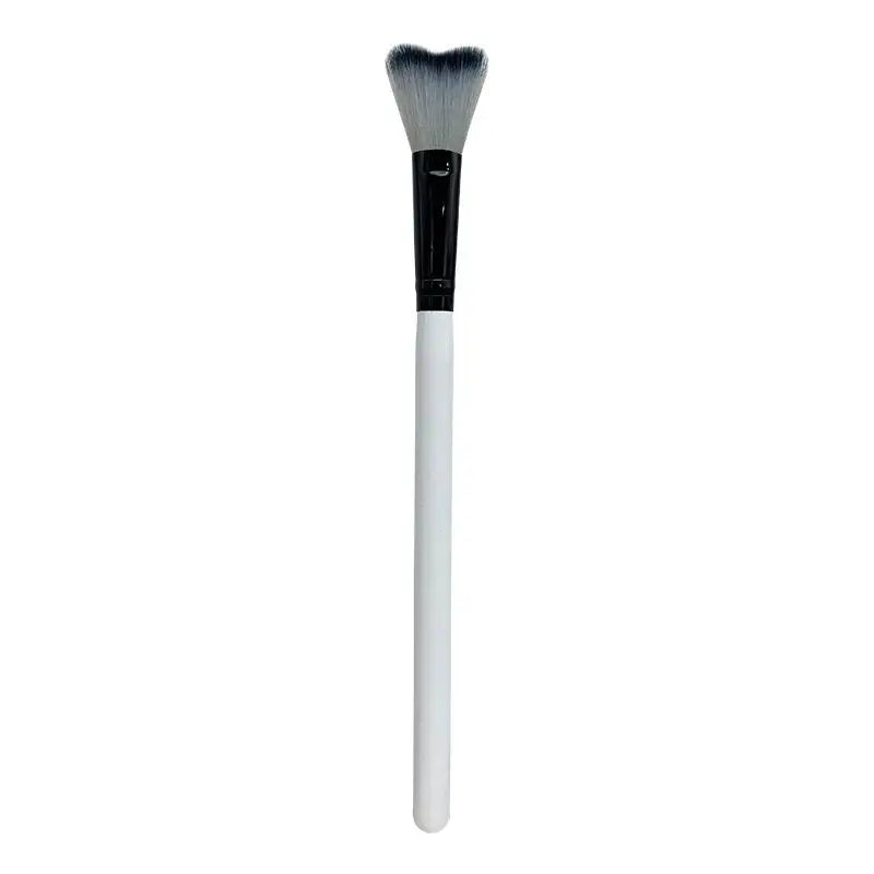 1Pc Curved Lash Shampoo Brush - Soft Bristle For Eyelash Extension Cleansing Makeup Removal Bath Swoop Beauty Tool