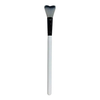 1Pc Curved Lash Shampoo Brush - Soft Bristle For Eyelash Extension Cleansing Makeup Removal Bath Swoop Beauty Tool