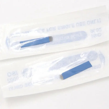 50pcs Tebori 0.18mm Tattoo Microblading Blades Needles for Permanent Makeup Manual Eyebrow Blades Sizes