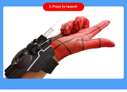 Ml Legends Spiderman Web Shooters Toys Spider Man Wrist Launcher Cosplay Peter Parker Accessories Props Gloves Children Gift Toy