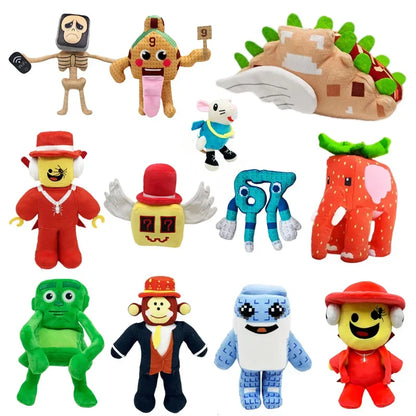 Steal a Brainrot Plush Doll Toy Taco Lucky Block Game Peripheral Plushie Cute Plush Toy Christmas Children's Birthday Gift