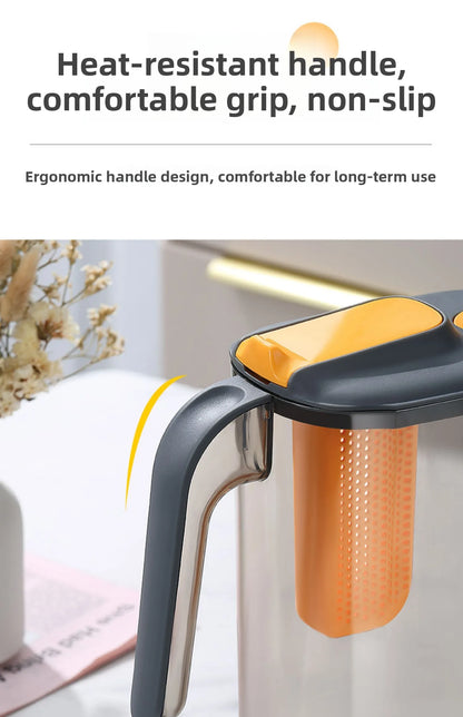 Large Capaci Cold Water Pot Heat Resistant Drop Proof Fruit Tea Barrel Beverage Ice Water Bottle for Frie Home Use