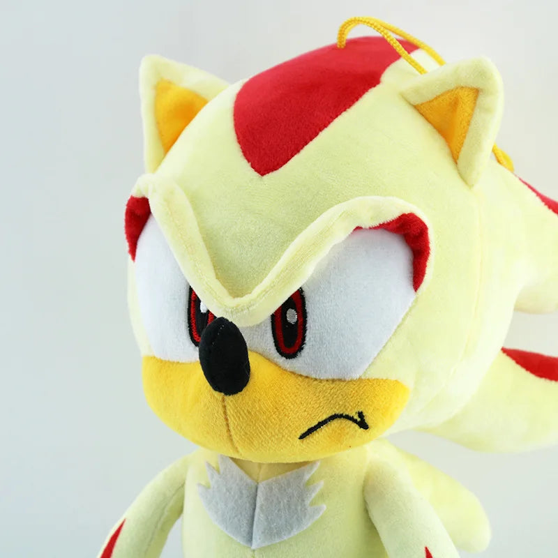 Hot 30CM High Quality Sonic Plush Toy Hedgehog Knuckles Tails Cute Cartoon Soft Stuffed Doll Birthday Gift for Children