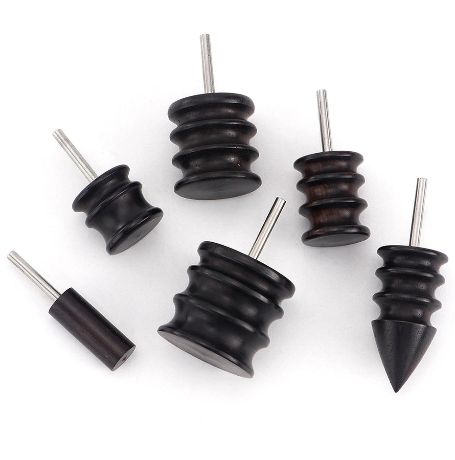 Leather Burnished Bits for Rotary Burnisher Tools PU Leather Burnishing Tool Tips for Clean Edges of DIY Leather Crafts Projects
