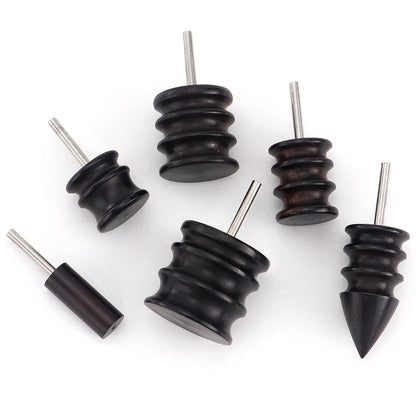 Leather Burnished Bits for Rotary Burnisher Tools PU Leather Burnishing Tool Tips for Clean Edges of DIY Leather Crafts Projects