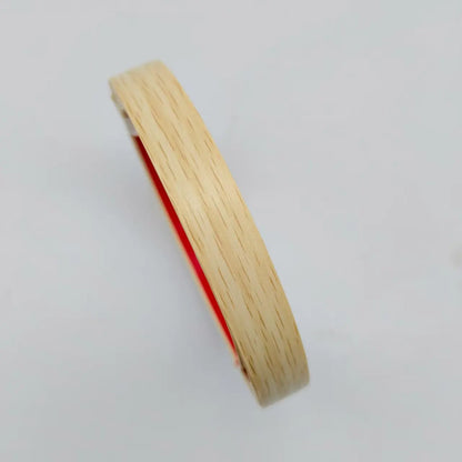 1PC 118.11inch Beautiful Border White Sticke Rwood Grain Edge Banding Cover Up, Repair Wall, Furniture, Edge Decoration Sticker