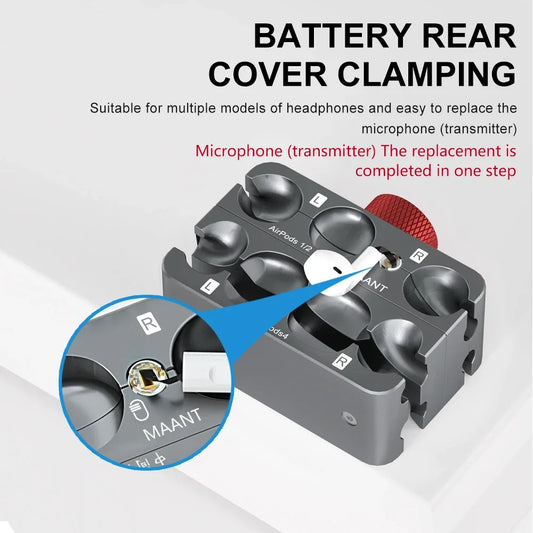 MaAnt P2 AIR Earphone Clamp for AirPods 1/2/3/4/Pro/Pro12 Earphone Chip Repair Fixed Disassembly Battery Replacement Tools