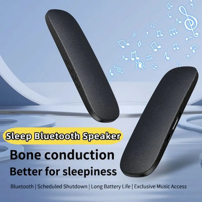 High Quality Bone Conduction Sleep Bluetooth Speaker White Noise Rechargeable Under-pillow Speaker Portable Ultrasonic Sleep Aid