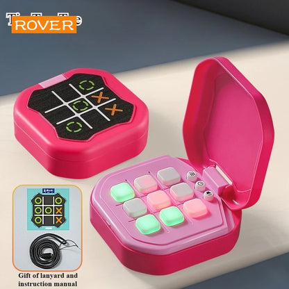 Tic-Tac-Toe Board Chess Set Portable For Adults KidsMultifunctional Electronic Games Montessori Puzzle Table Game Chess Board